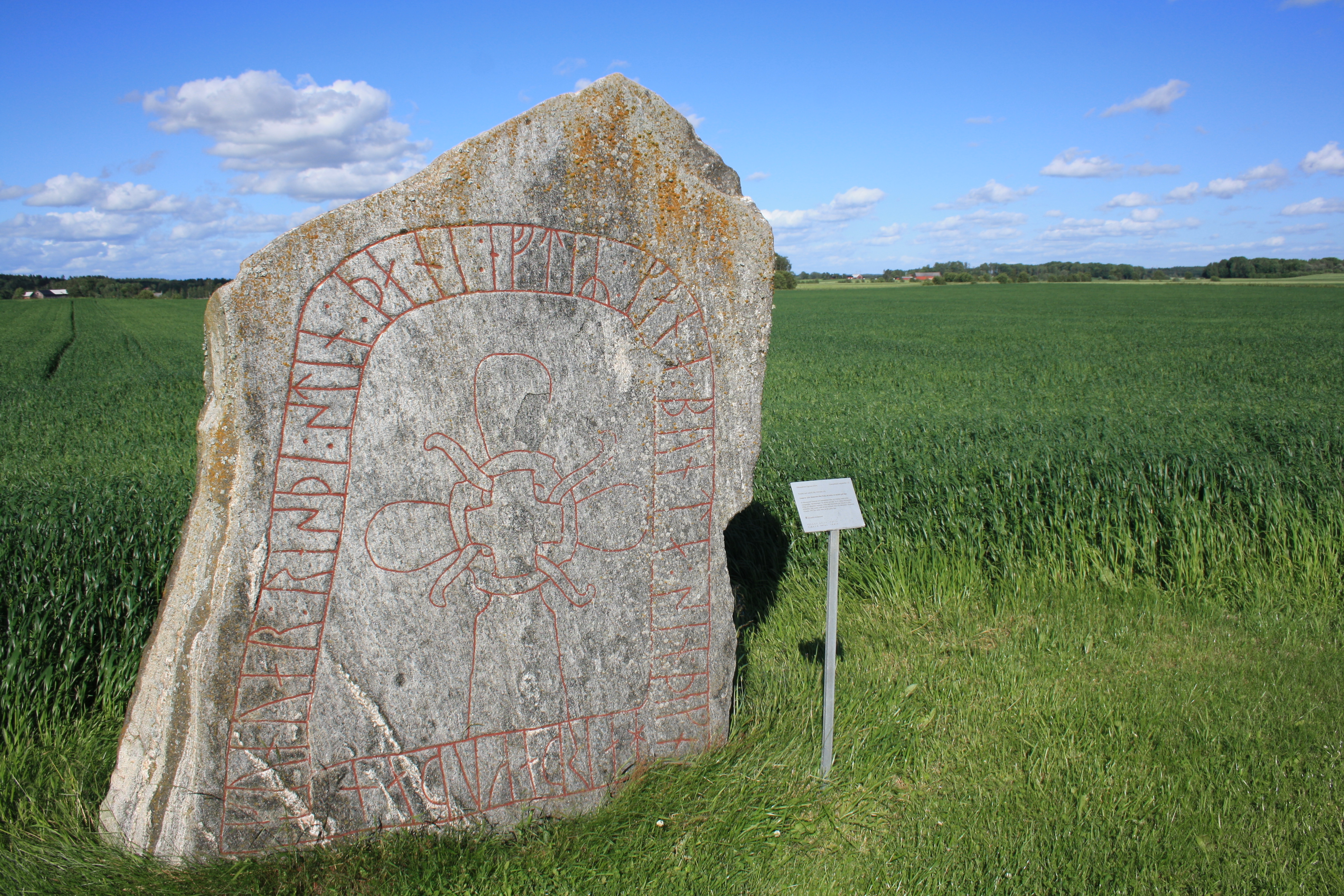 Eggvena Runsten: Ett Tyst Viskande från Vikingatiden