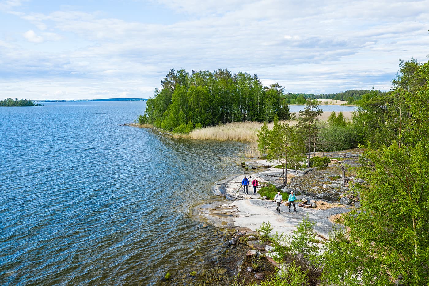 Vandring till Ekudden och Sandviken längs Vänern
