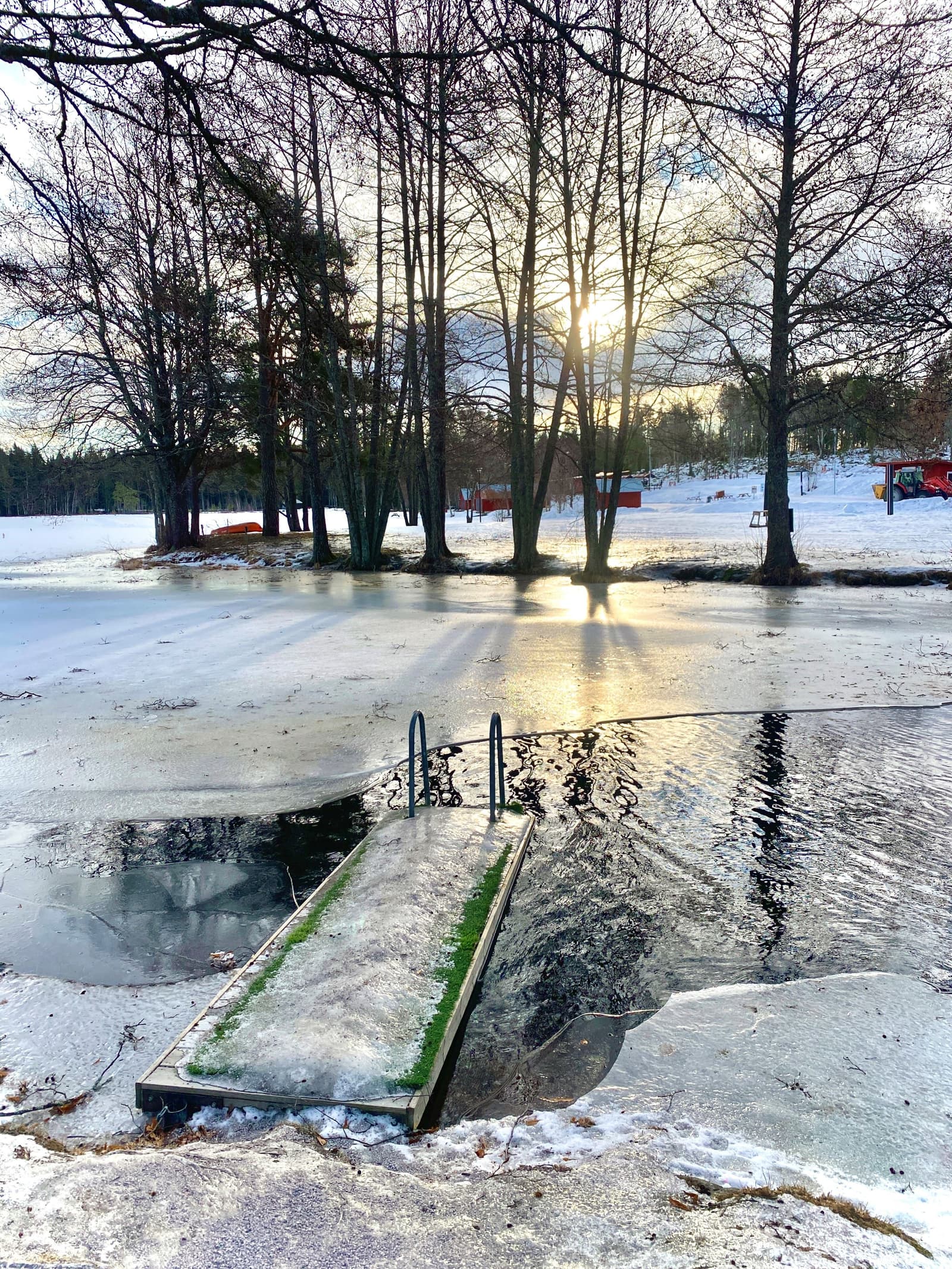 Kallbad vid Dammsjön, Högbo Bruk