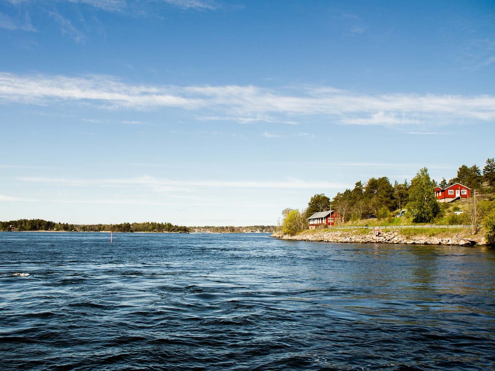 Sjövillan: Förstklassig utsikt över farleden vid Vaxholm