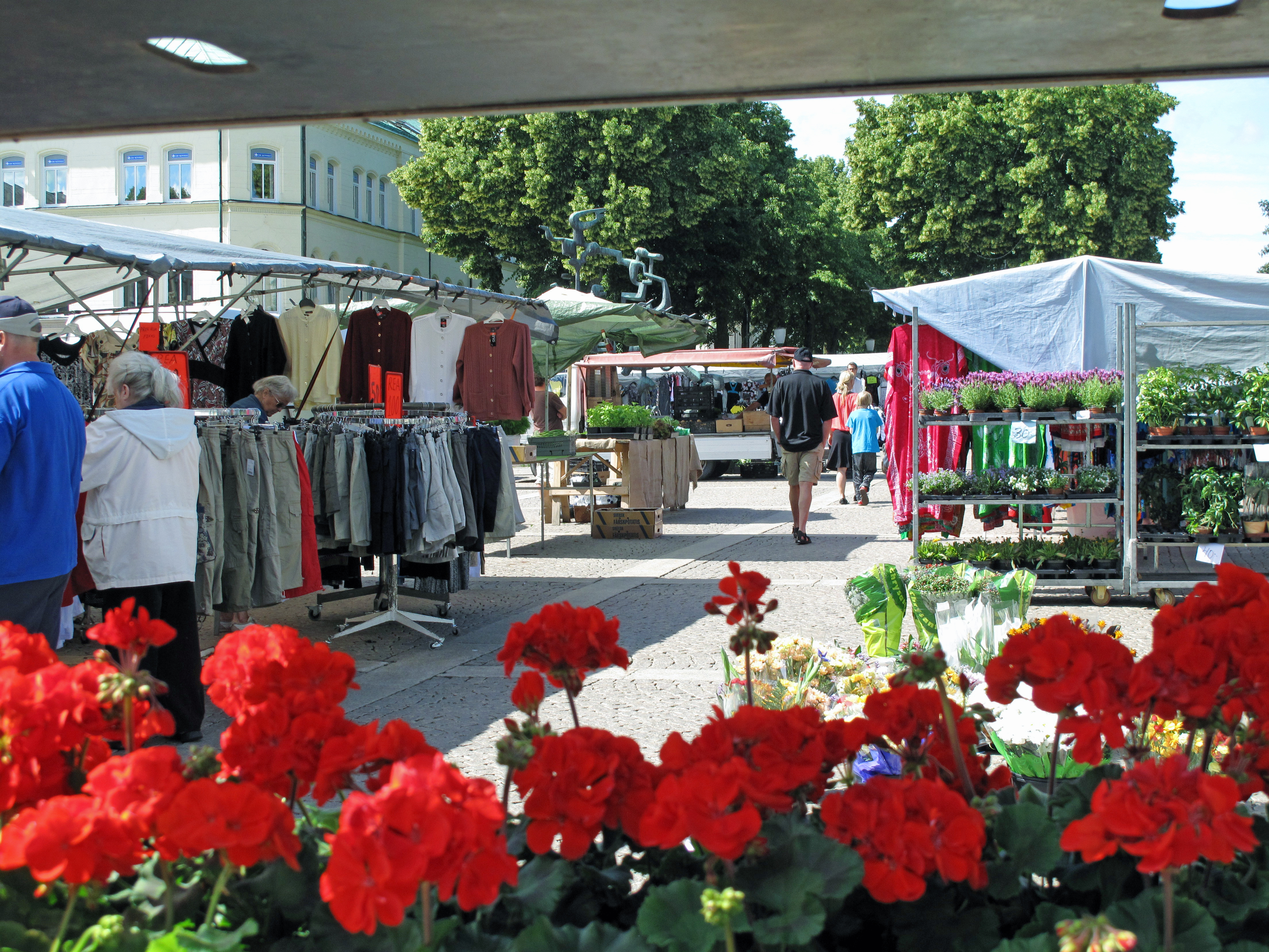 Mariestads levande marknadsplats