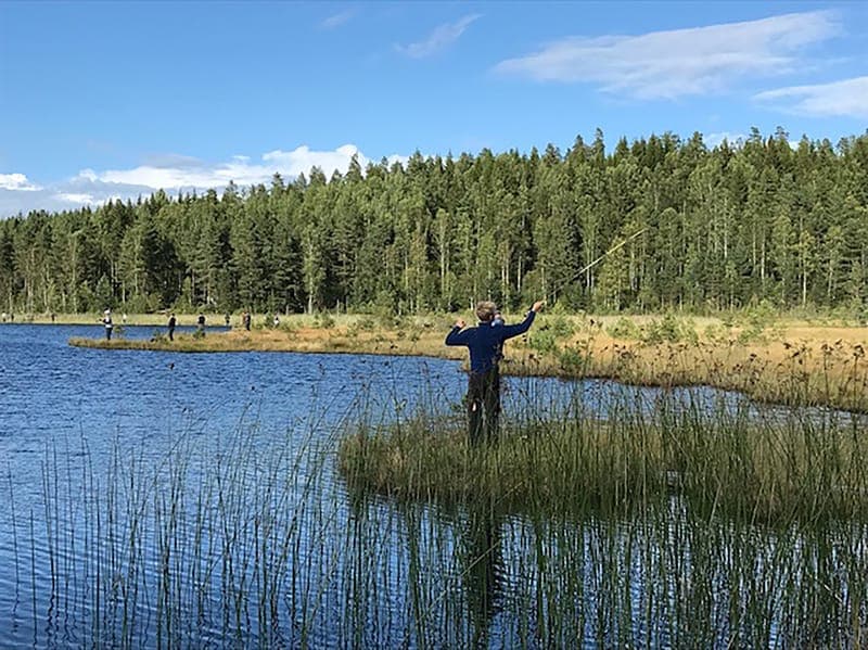 En egen insjö: Exklusivt vildmarksfiske i Värmland
