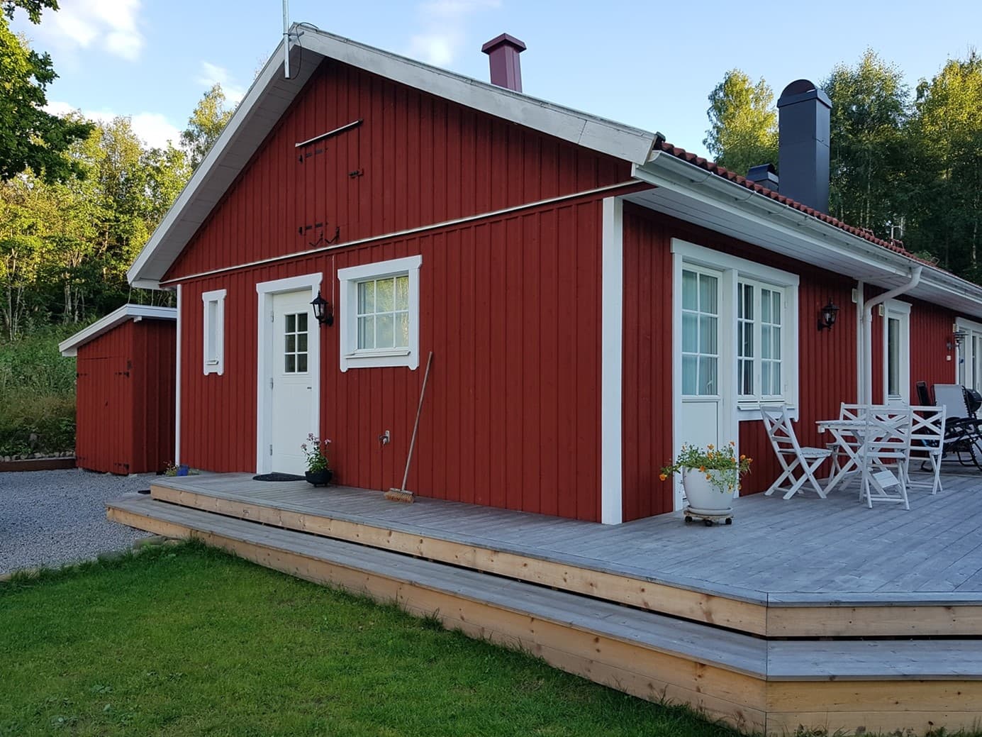Charmigt parhus i Näsboholm: Ett fridfullt hideaway i Västra Götaland