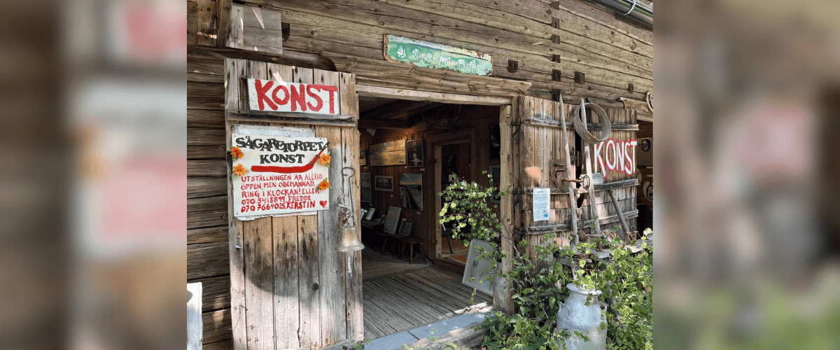 Sågaretorpet: Konstnärlig oas i naturskön miljö
