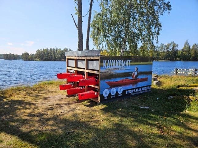 Paddla på Edskens Spegelblanka Vatten