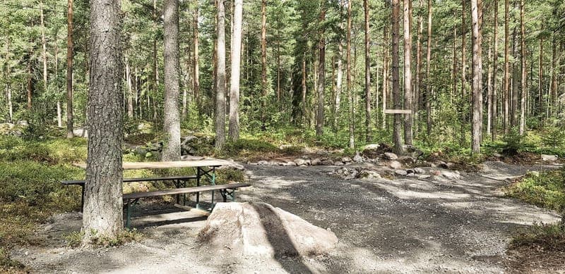 Mountainbike vid Ingestrand, nära Arvika