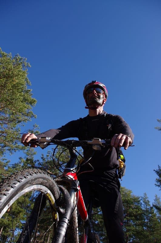 Mountainbikeäventyr vid Skutberget i Karlstad